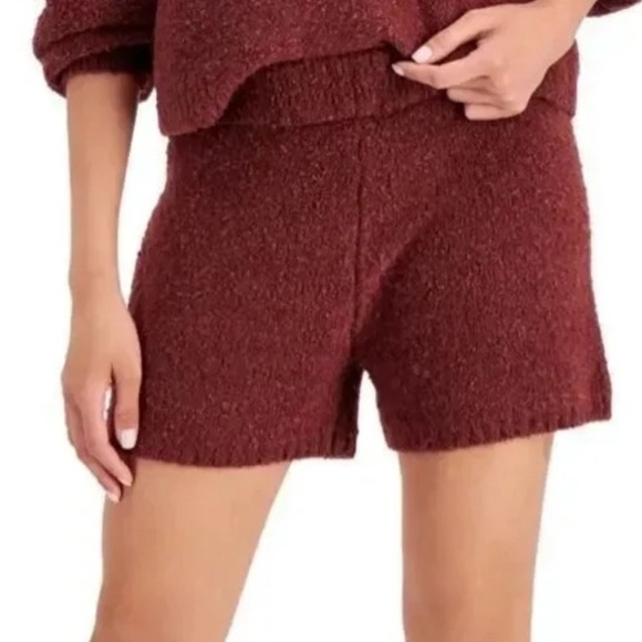Hippie Rose Pull-on Sweater Shorts - Picture 1 of 2